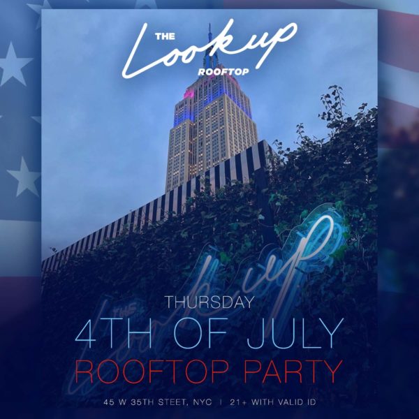 4th of july at the lookup rooftop
