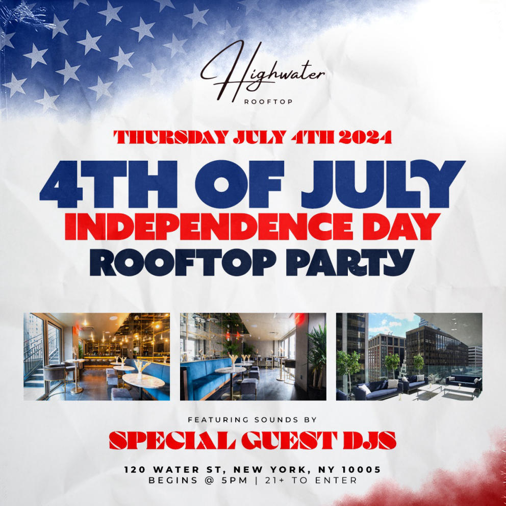 july 4th at highwater rooftop