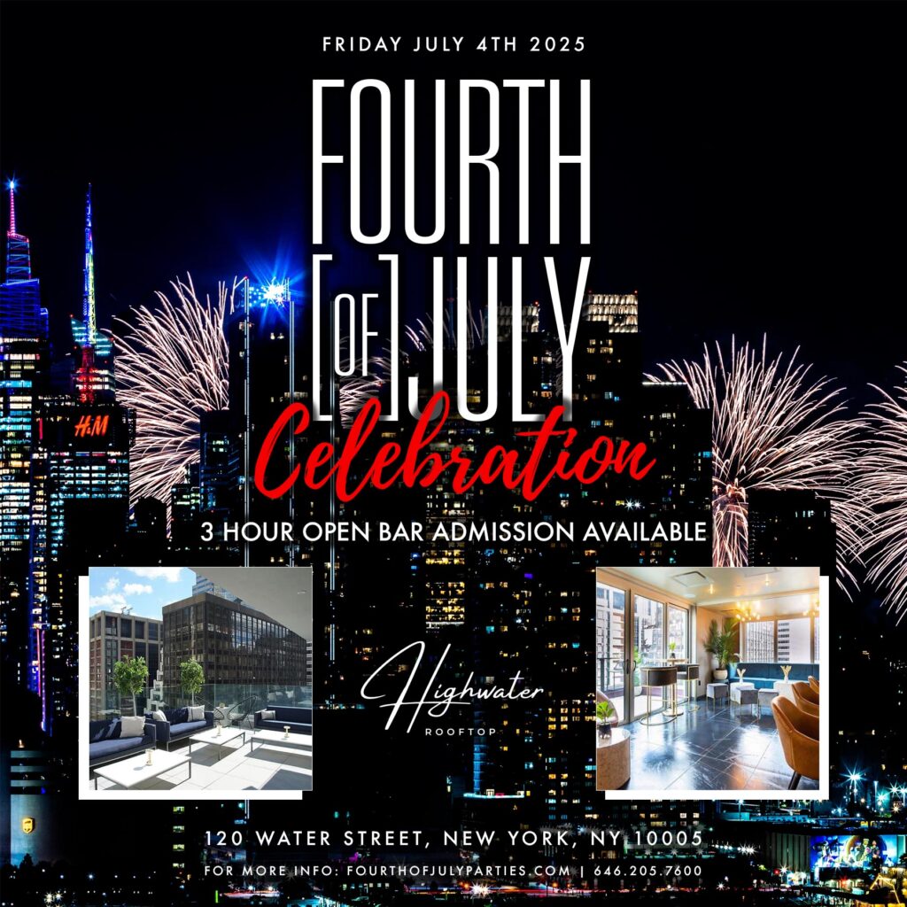 4th of july party at highwater rooftop