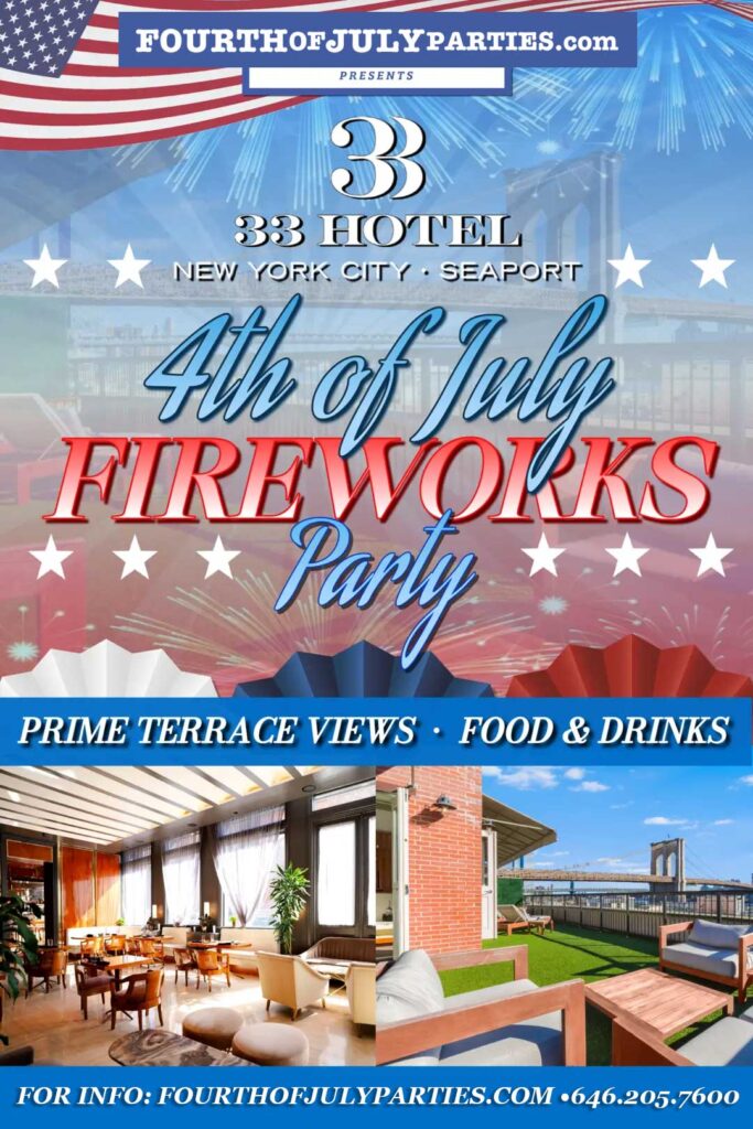 live view of macys fireworks at 33 hotel nyc