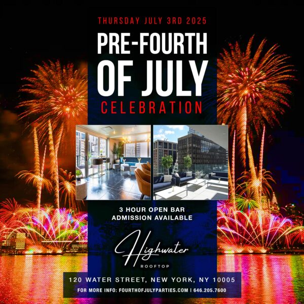 july 4th weekend kickoff party at highwater rooftop