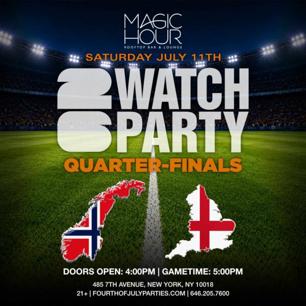 Norway Vs England Watch Party at Magic hour rooftop